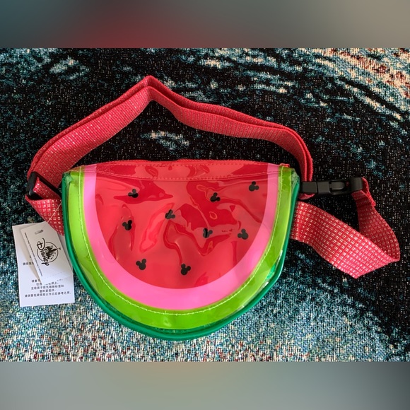 Disney Mickey Mouse Icon Watermelon Waist Pack Bag - Picture 4 of 5